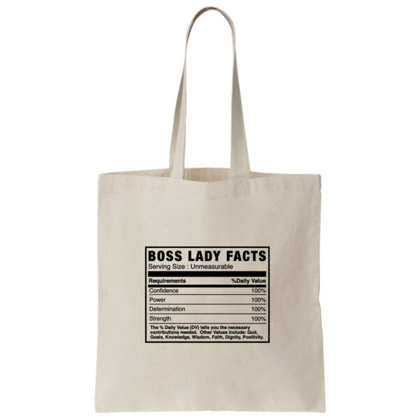 BOSS LADY CANVAS TOTE Thumbnail